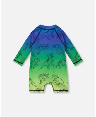 Boys' Printed Long Sleeve One-Piece Rashguard - Baby