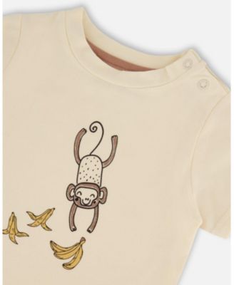 Boys' Printed Organic Cotton Top and Short Set - Baby