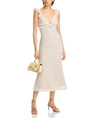 Crocheted Midi Dress - Exclusive
