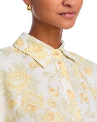 Rose Button Down Shirt