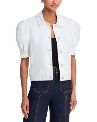 Cinq à Sept - Roselyn Puff Sleeve Denim Jacket