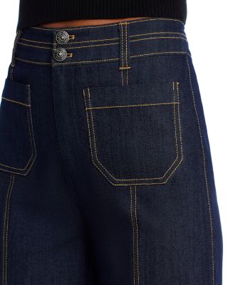 Dorothea Wide Leg Jeans in Indigo