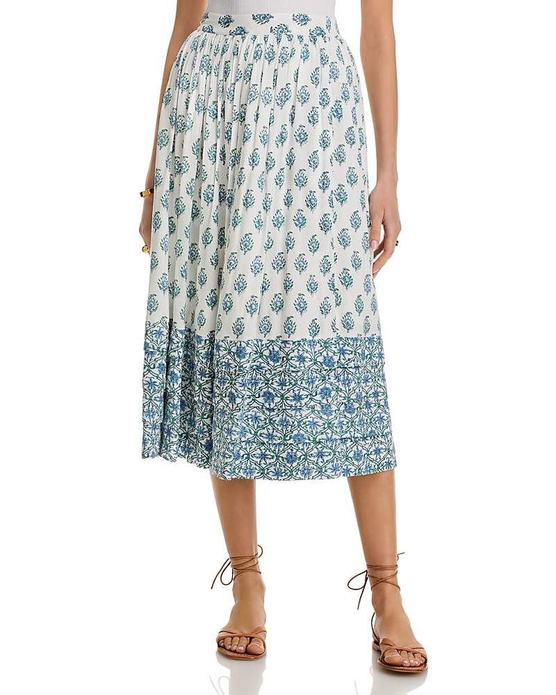 Area Stars Block Print Midi Skirt Area Stars Block Print Midi Skirt