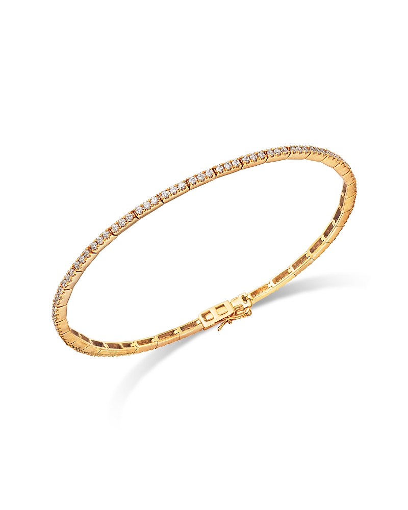 Bloomingdale's Fine Collection Diamond Tennis Bracelet in 14K White Gold, 1.0 tcw · OS
