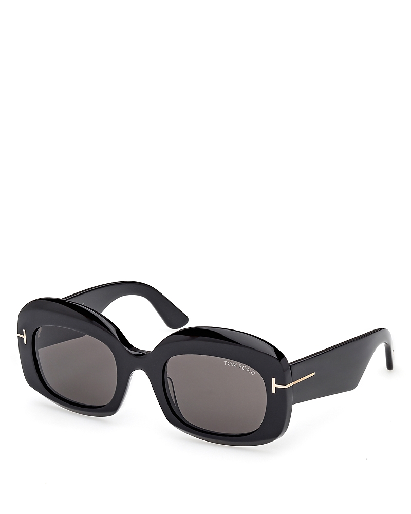 TOM FORD CARMEN RECTANGLE SUNGLASSES, 53MM