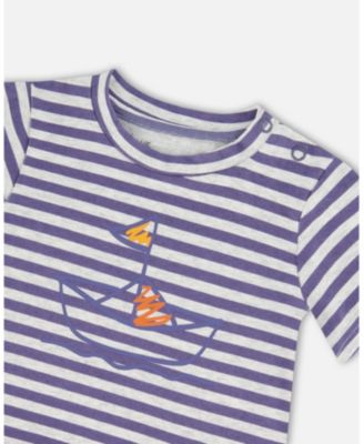 Boys' Organic Cotton Top and Muslin Pant Set - Baby