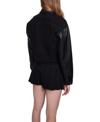 Poppy Cropped Combo Jacket