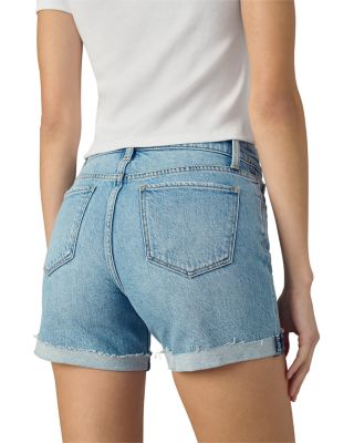 5" Cuffed Denim Shorts in Taken