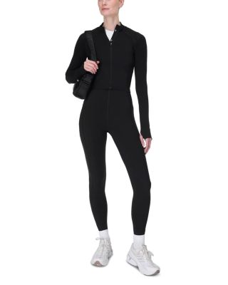 Athlete Cropped Zippered Top