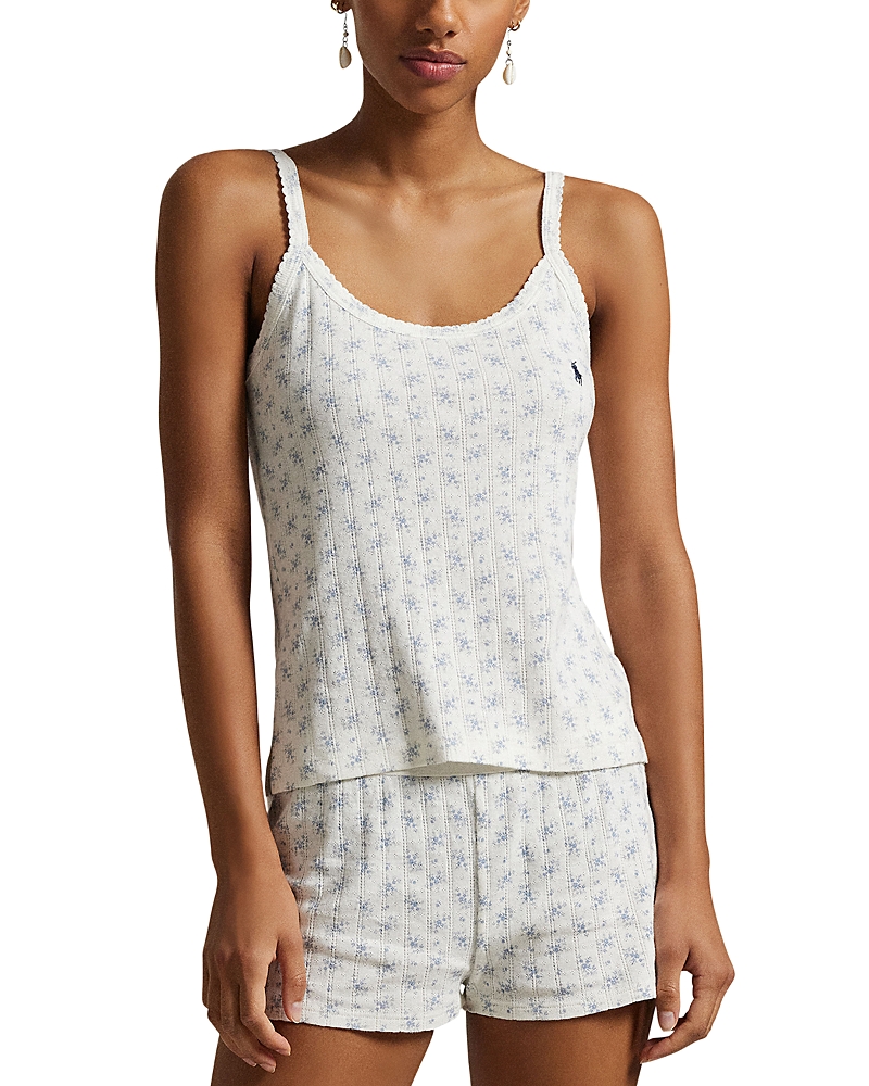 Polo Ralph Lauren Pointelle Stripe Cotton Pajamas