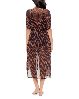 Raya De Safari Kimono Swim Cover-Up