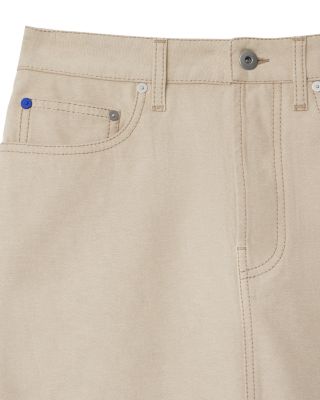 Equestrian Knight Design Denim Mini Skirt