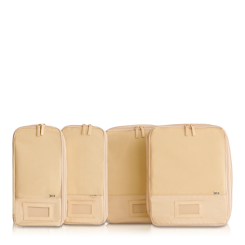 Beis The Compression Packing Cubes, Set Of 4 In Beige In Neutral