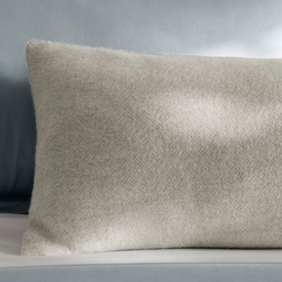 Reserve Alpaca Pincheck Decorative Lumbar Pillow