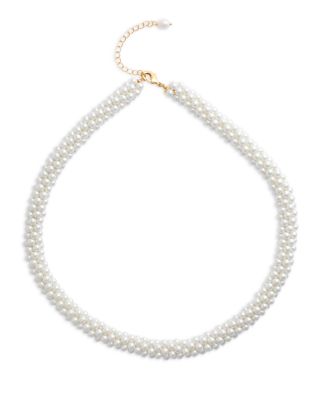 Shashi - Ballet Cultured Pearl Necklace, 16"-18"