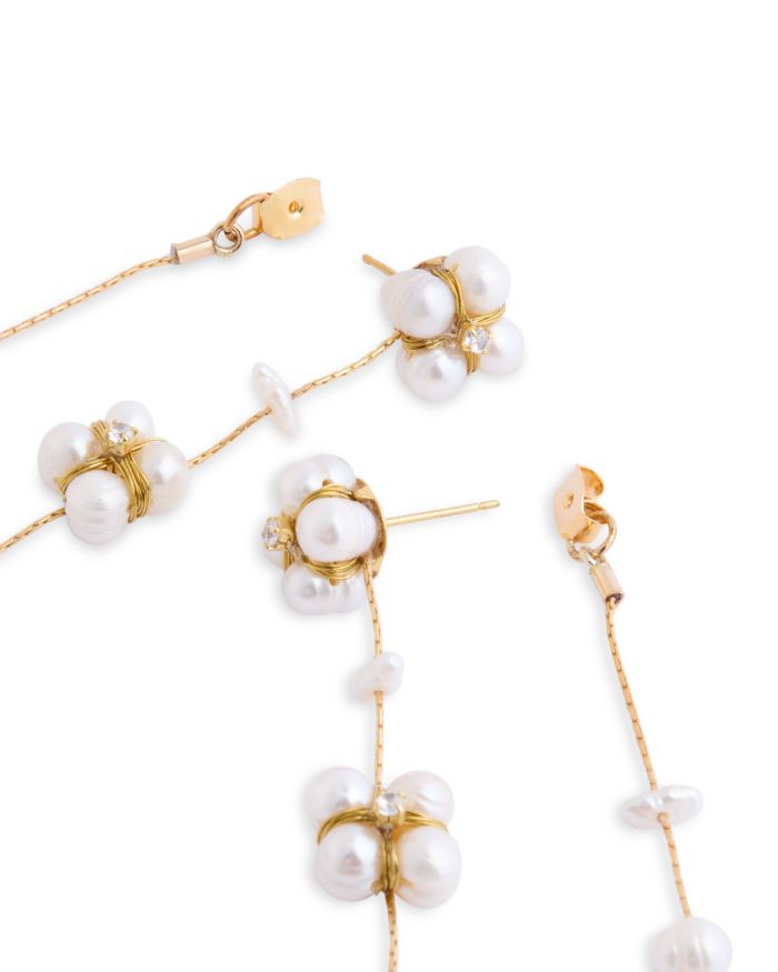 Juliette Cultured Freshwater Pearl Earrings