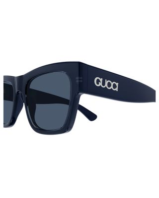 Lacquered Squared Sunglasses, 54mm