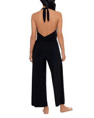 Halter Jumpsuit Swim Cover-Up  