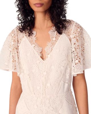 Floral Guipure Maxi Dress