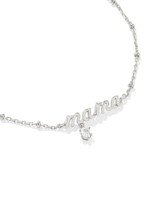 Mama Crystal Delicate Chain Bracelet