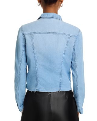 Janelle Button Front Denim Jacket