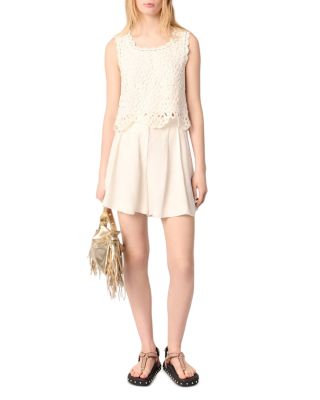 Crochet Knit Top