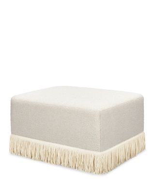 Babyletto - Crawford Gliding Ottoman - Boucle with Tassle Fringe