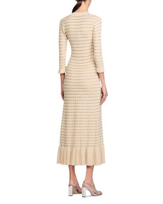 mustard knitted dress Mustard Knit Dress With Crystal Belt – Other Label main image 0