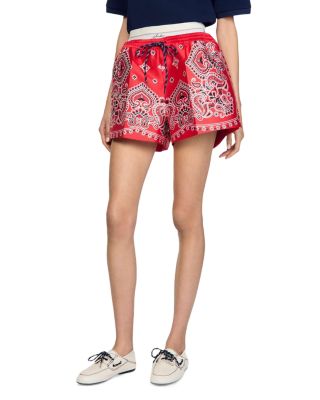 Sandro - Bandana Print Shorts