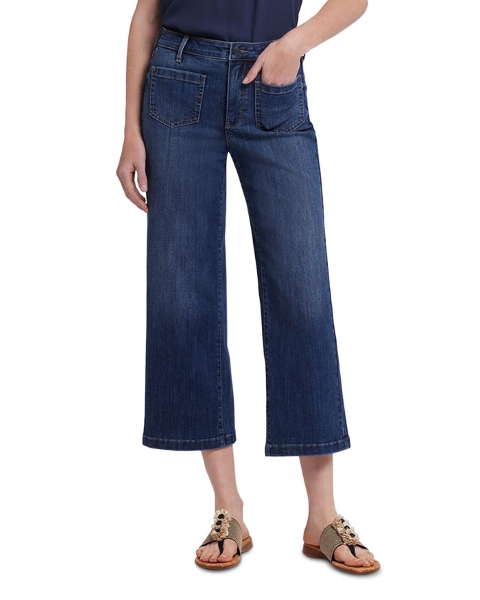 Coco Relaxed Wide Leg Crop Jeans Rio Rapids