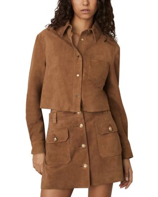 REISS - Connie Suede Shirt