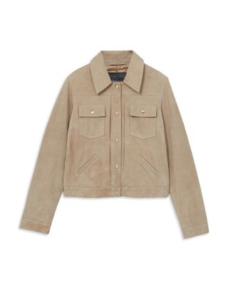 【海外限定】REISSジャケット☆Conor Suede Trucker Jacket in N REISS Conor Suede Trucker Jacket | Bloomingdale's
