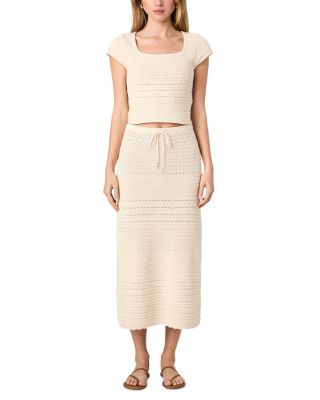 Nellis Cotton Collage Crocheted Top