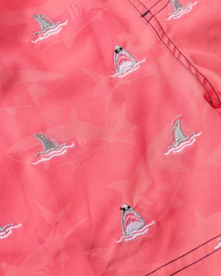 Boys' H2O Shark Embroidered Swim Trunks - Little Kid, Big Kid