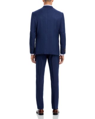 Loro Piana Wool Fabric Tonal Stripe Regular Fit Suit