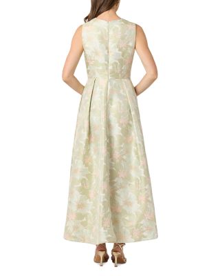 Daniela Floral Jacquard A-Line Dress