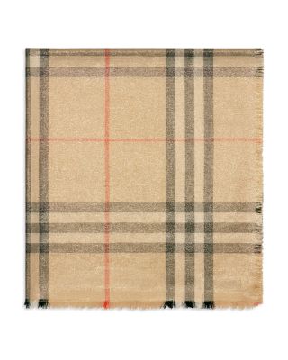 Metallic Wool & Silk Scarf