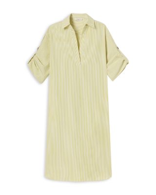 Tab Sleeve Popover Dress