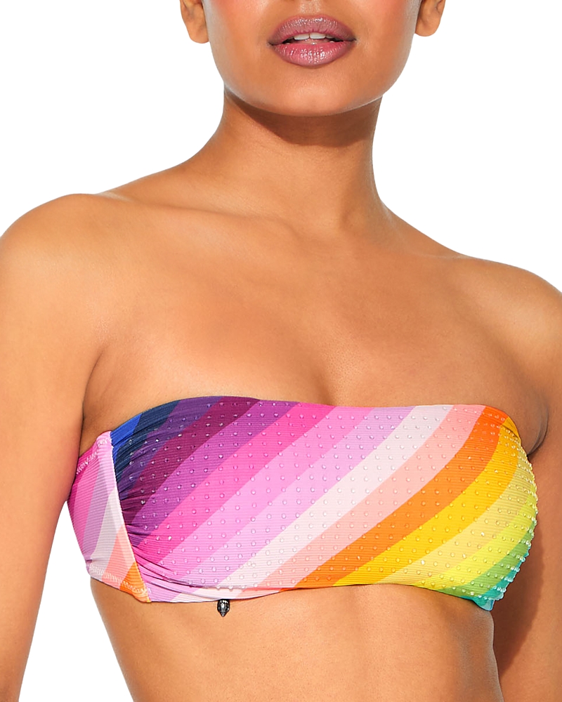 Kurt Geiger Kensington Gem Bandeau Bikini Top In Open Miscellaneous