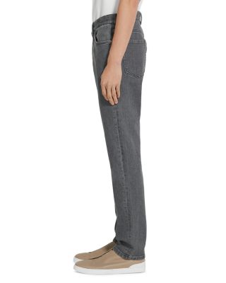 Roccia Slim Fit Stone Washed Jeans in Gray