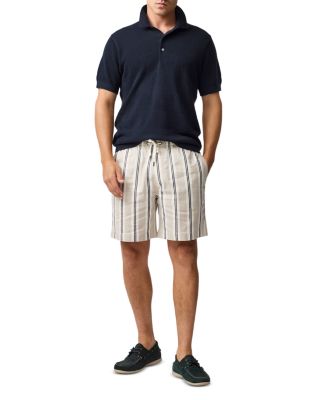 Wingfield Textured Stripe Pull on Shorts