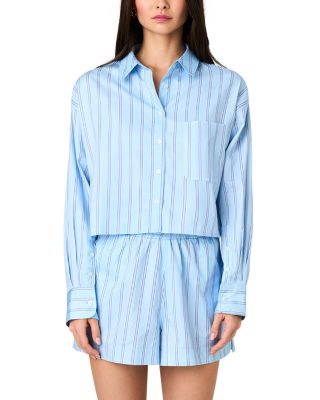 Lorenzo Stripe Cropped Shirt