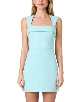 Whisper Square Neck Mini Dress