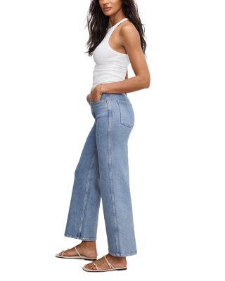 Soft Tech Good Skate Wide Leg Crop Jeans in Indigo860
