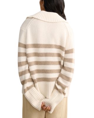 Phoebe Cashmere Striped Sweater