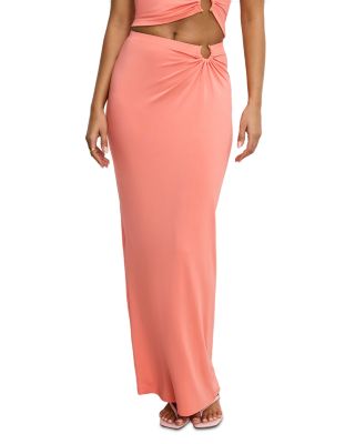 Stretch Jersey Maxi Skirt