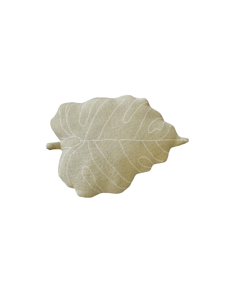 Lorena Canals Babyleaf Cushion In Light Olive/natural