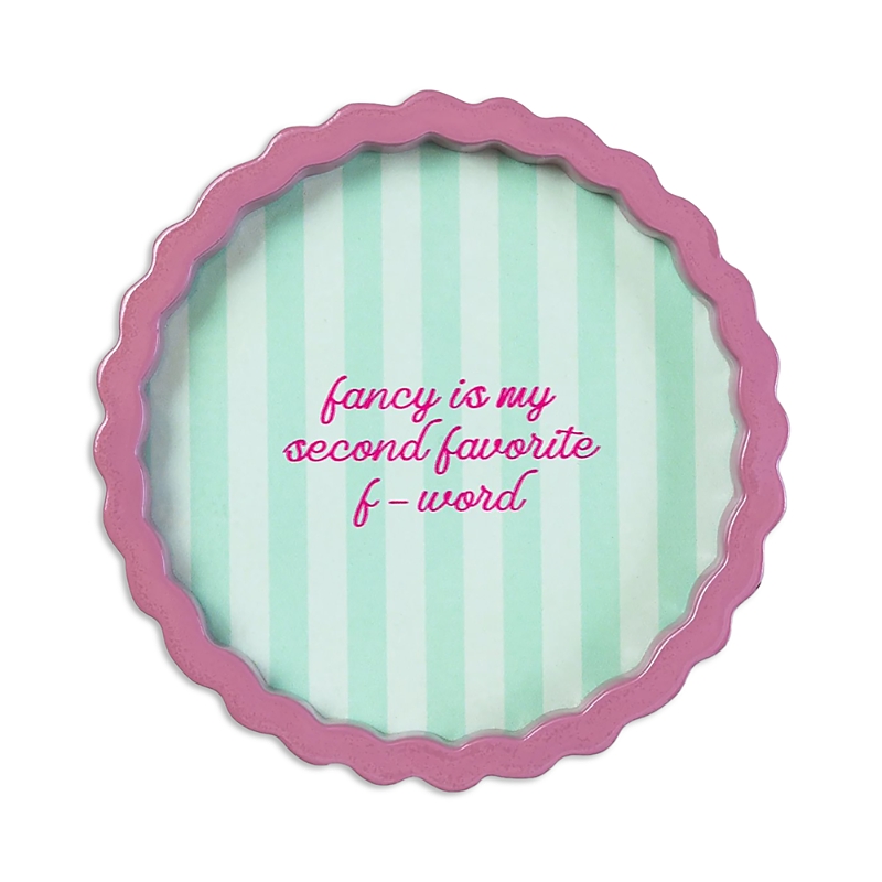 Furbish Studio Fancy Small Tray In Pink