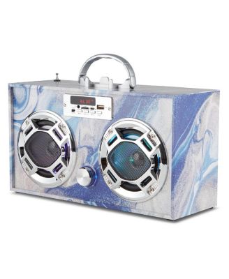 Blue Swirl BoomBox with FM Radio - Age 6+ Years
