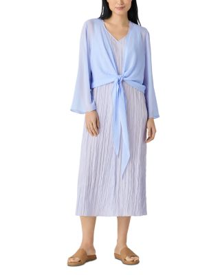 Sheer Silk Georgette Silk Wrap Jacket